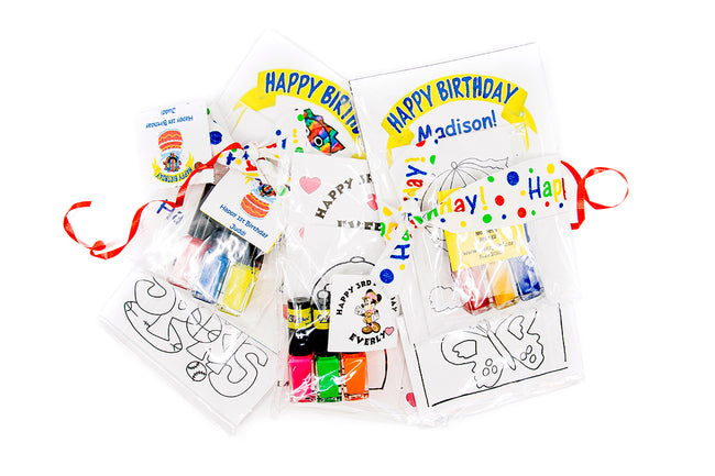 Personalized EZPaint birthday party favor